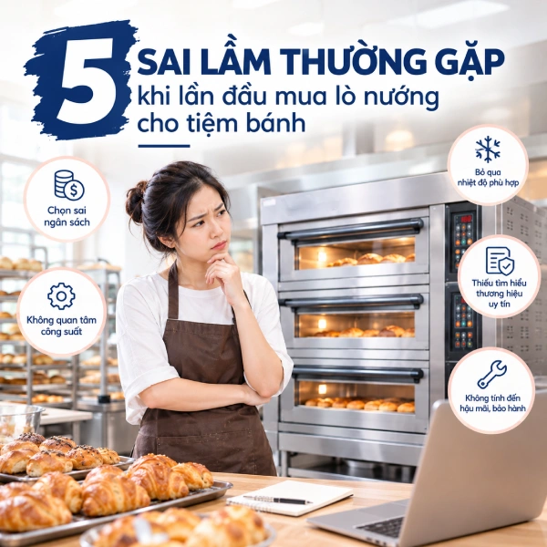 5 sai lầm khi mua lò nướng bánh