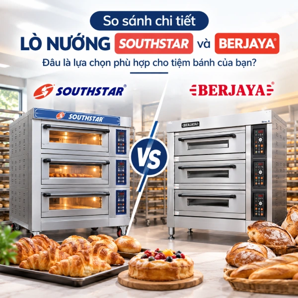 so sánh lò nướng Southstar à Berjaya