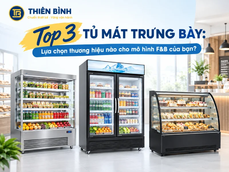 Top 3 Tủ Mát Trưng Bày Cho F&B