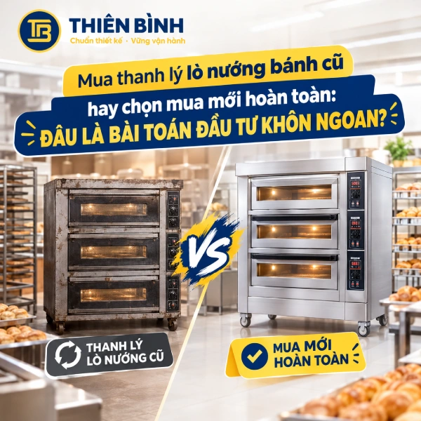 Có nên mua lò nướng bánh cũ