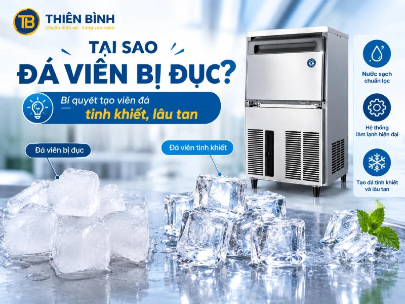 đá viên bị đục