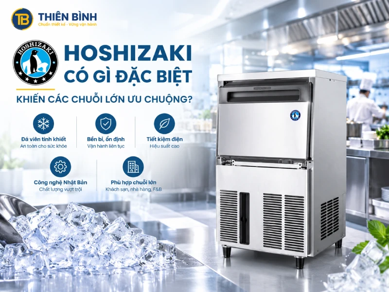 máy làm đá Hoshizaki có gì đặc biệt