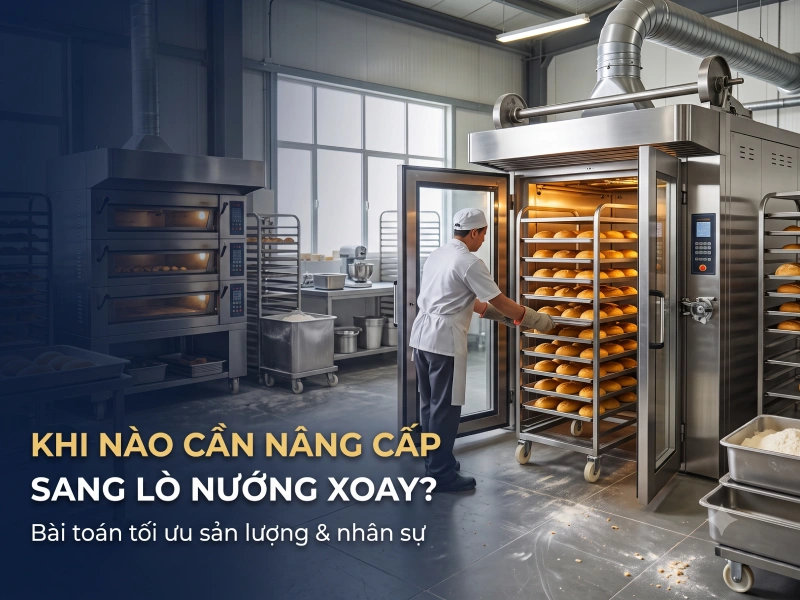 Nâng cấp sang lò nướng xoay
